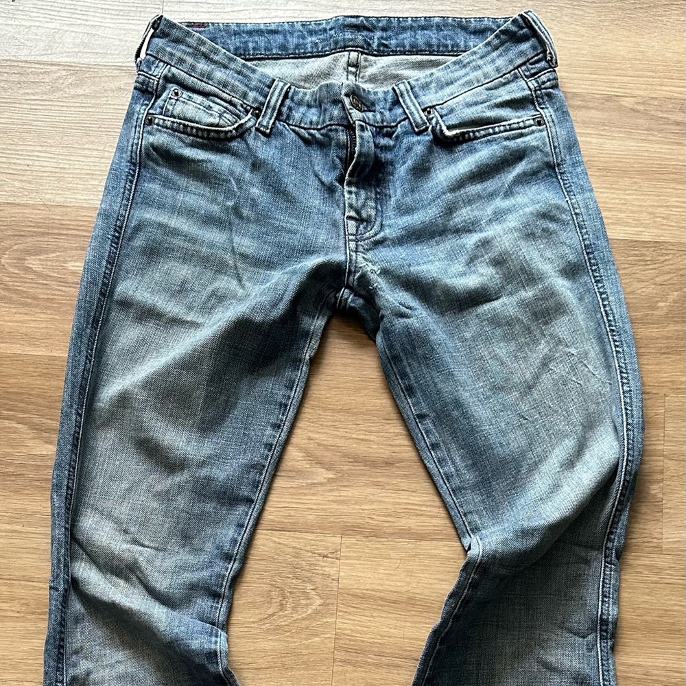7 For All Mankind Light Blue Bootcut Jeans